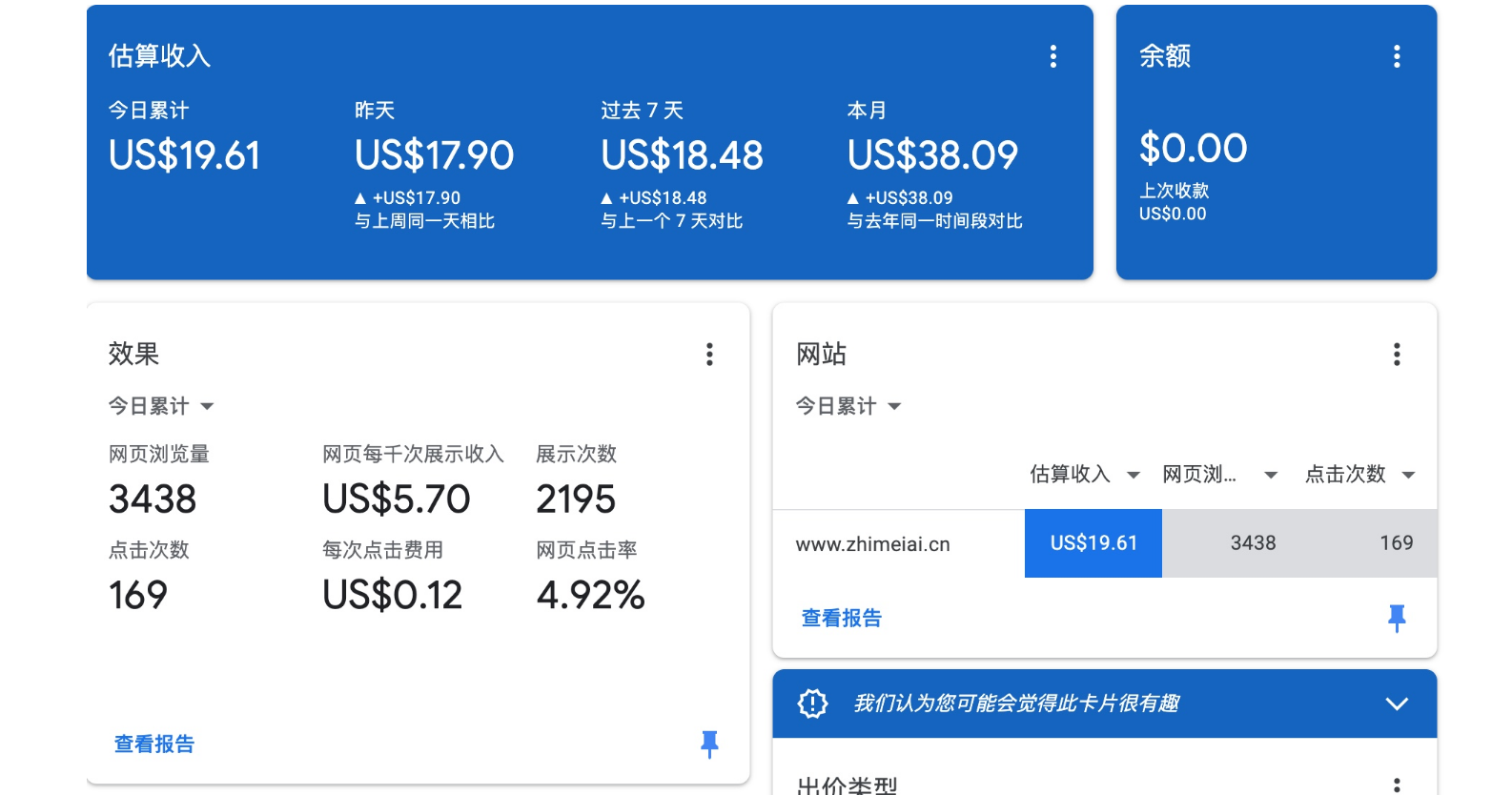 Google Adsense-网站广告赚取收入